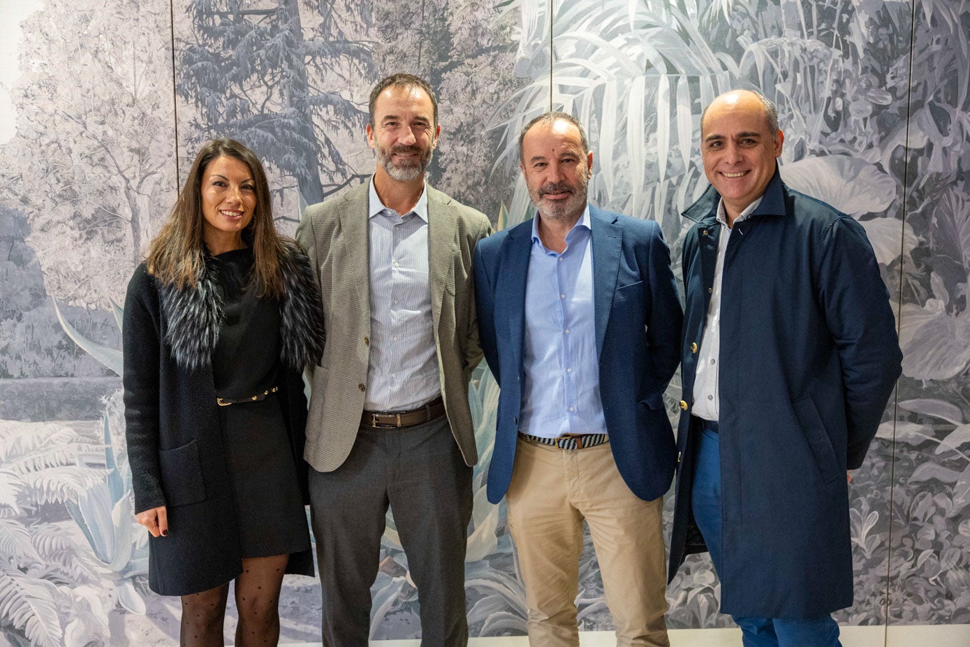 De izquierda a derecha: Noelia Fernández, Gerardo Cavia, Óscar Fomperosa y José Antonio Torralba.