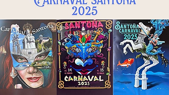 La elección del cartel del Carnaval de Santoña ya está en manos del público