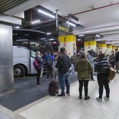 La huelga de autobuses no se siente en la calle