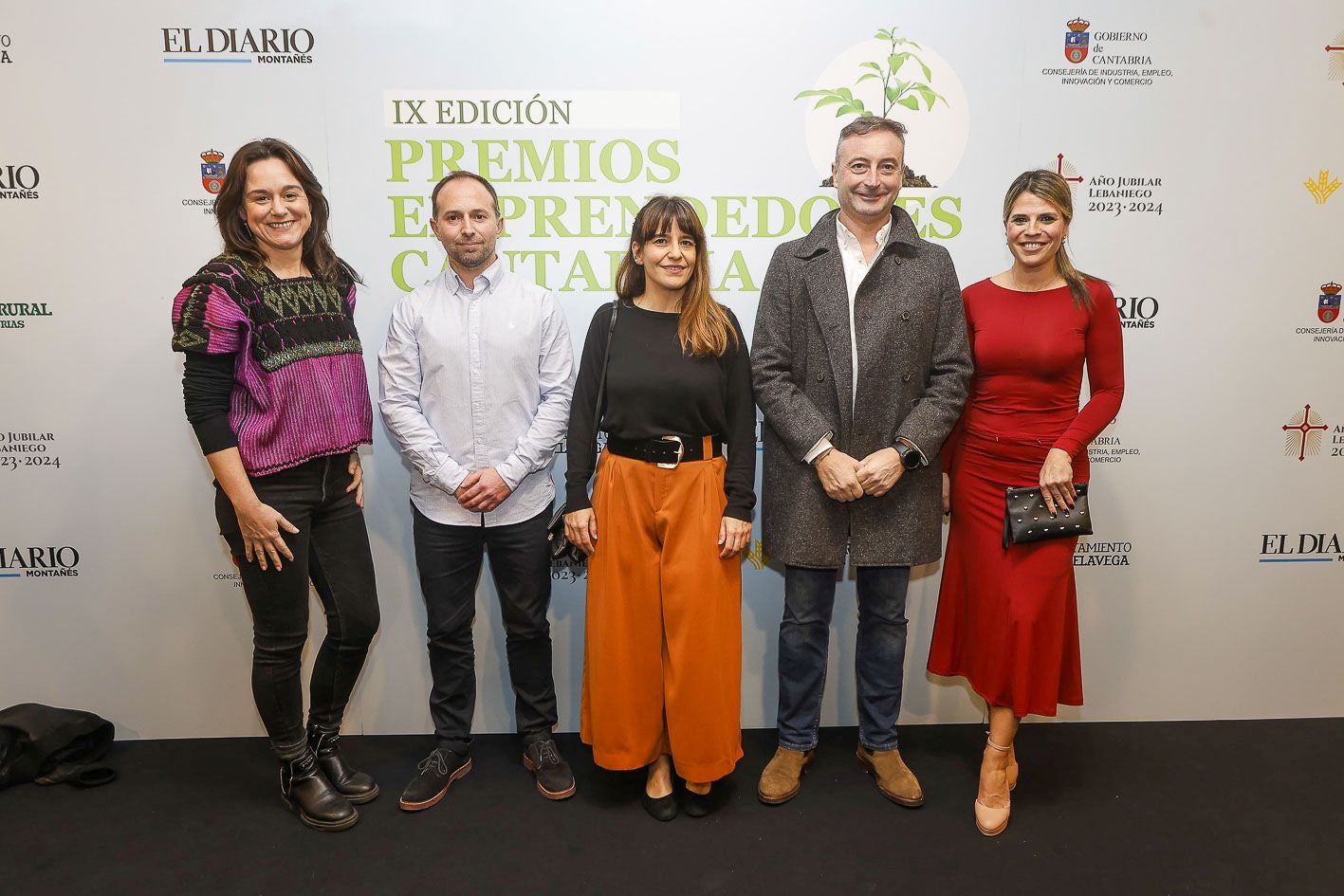 Andrea Elegido, Joaquín García, Elena Ansótegui, Alfredo Pérez y Alicia González.