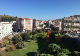 Vista de la Alameda Miramar de Laredo.