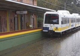 La estación de Mogro en Miengo es uno de los puntos conflictivos.