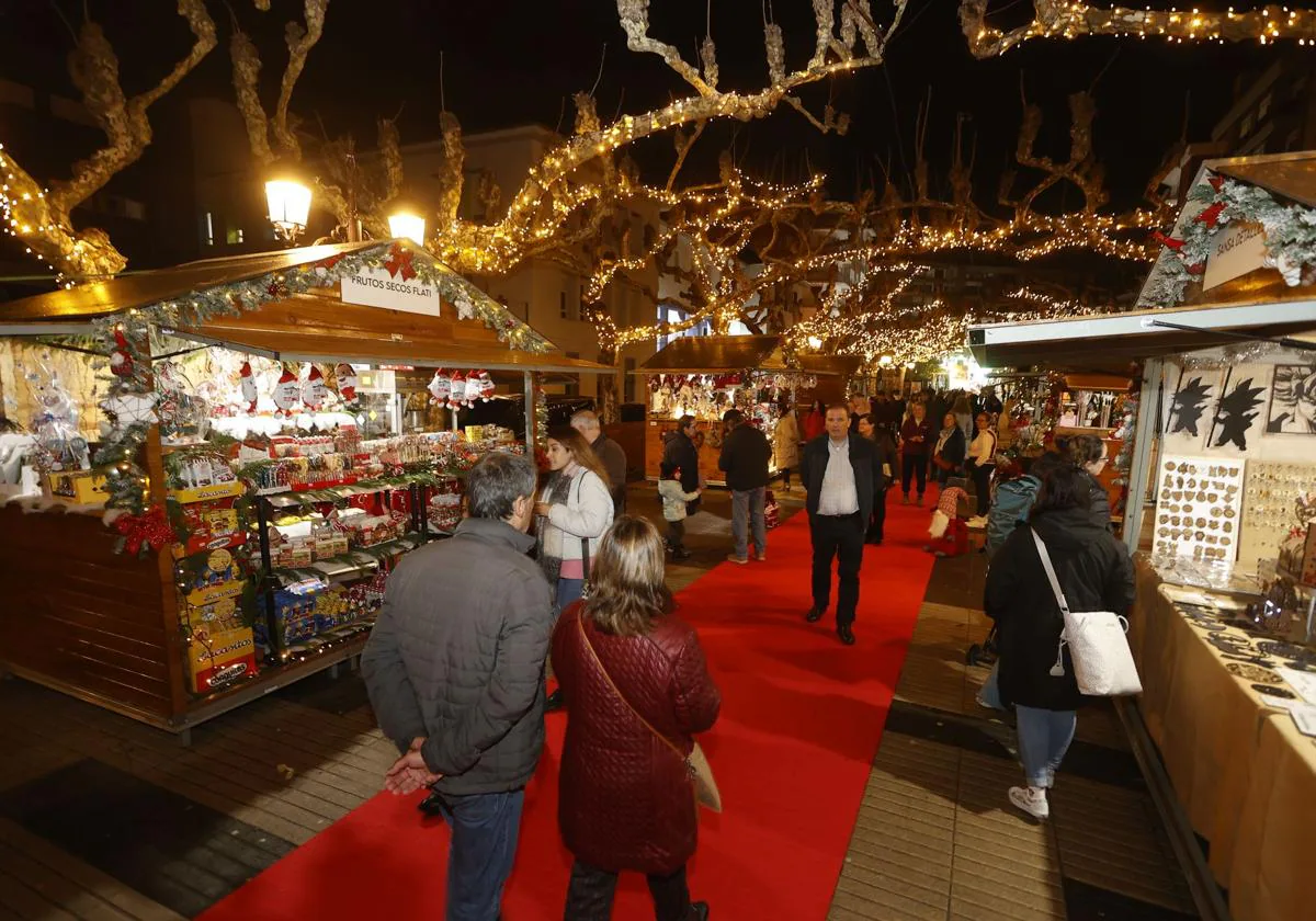 Imagen de archivo del mercado navideño de 2023.