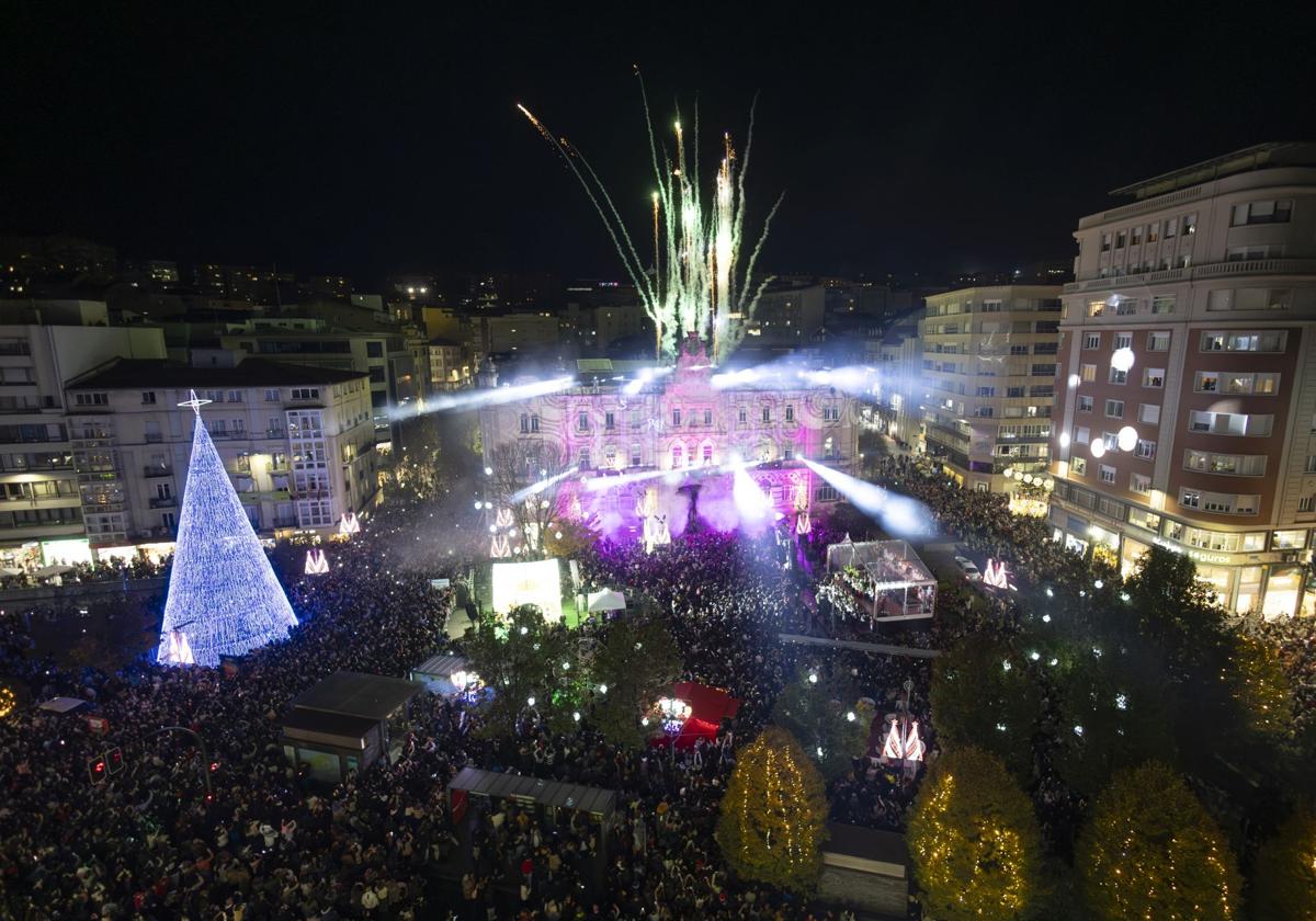 Santander enciende su Navidad