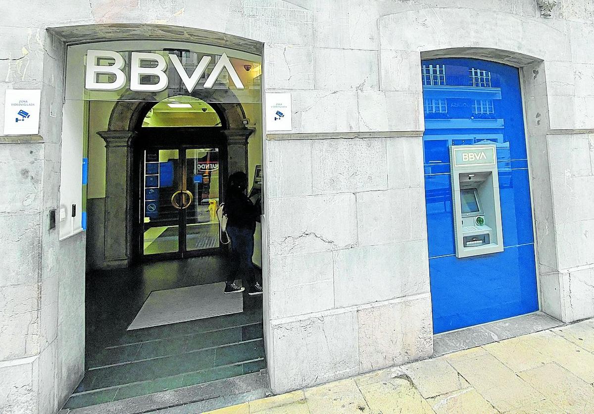 Oficina del BBVA.