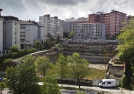 Vista de la parcela, ubicada en la avenida de Los Castros, frente al campus de Las Llamas.