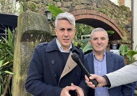 Pablo Zuloaga y Alberto García, en Bezana.