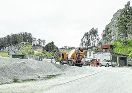 Cantera de Laherrán en Arce.