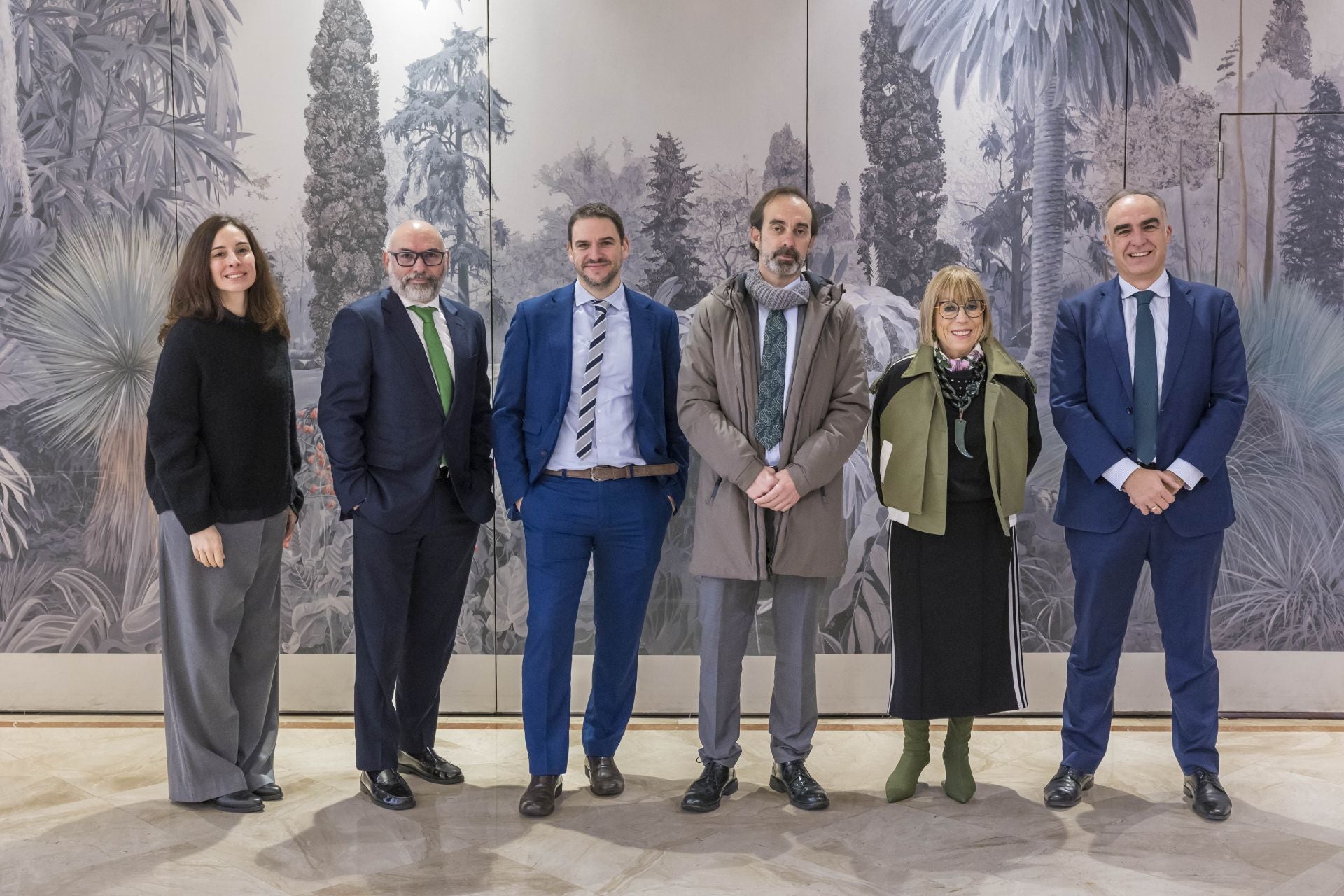 Angélica Guadalupe, Fernando Rodiño, Javier Ferroni, Carlos Gallego, Natividad Pérez y Javier Puente.