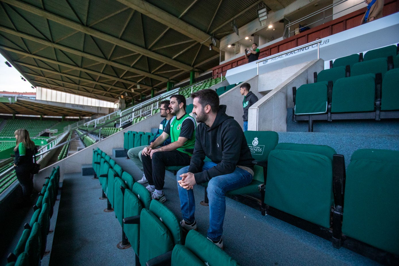 Los asientos del palco presidencial  tienen la mejor vista del estadio. 