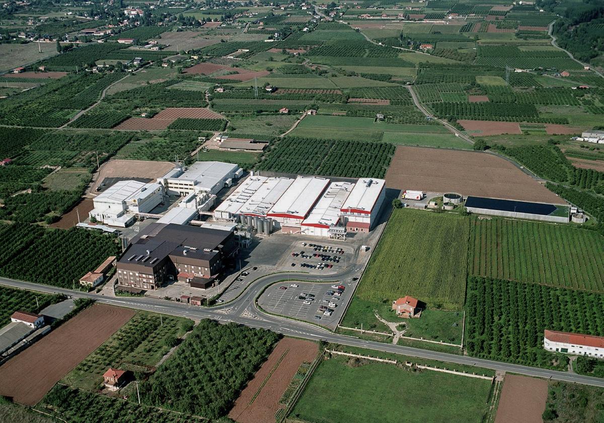 Instalaciones de la firma riojana Palacios Alimentación en la localidad de Albelda de Iregua.