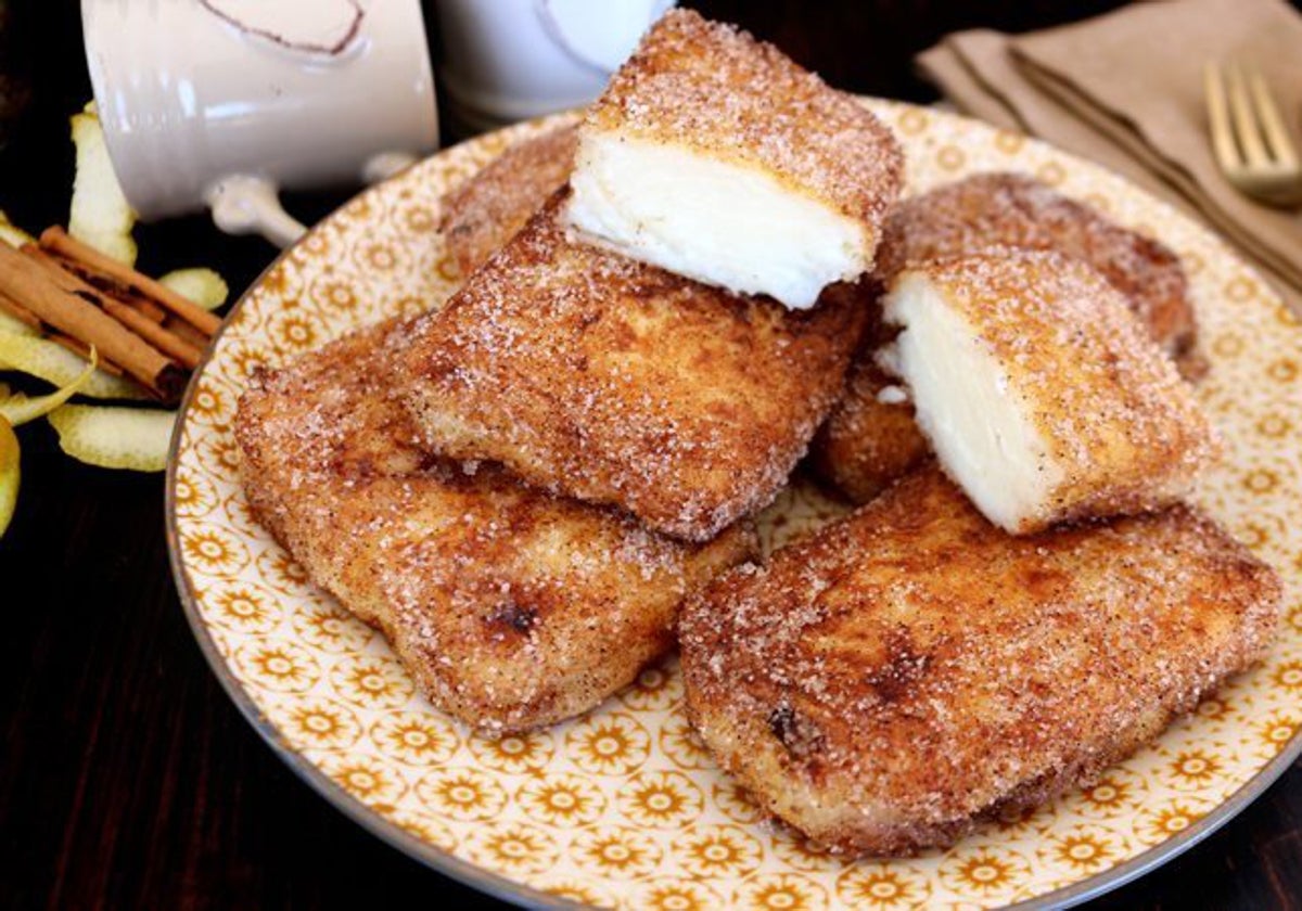 Leche frita uno de los postres caseros más tradicionales.