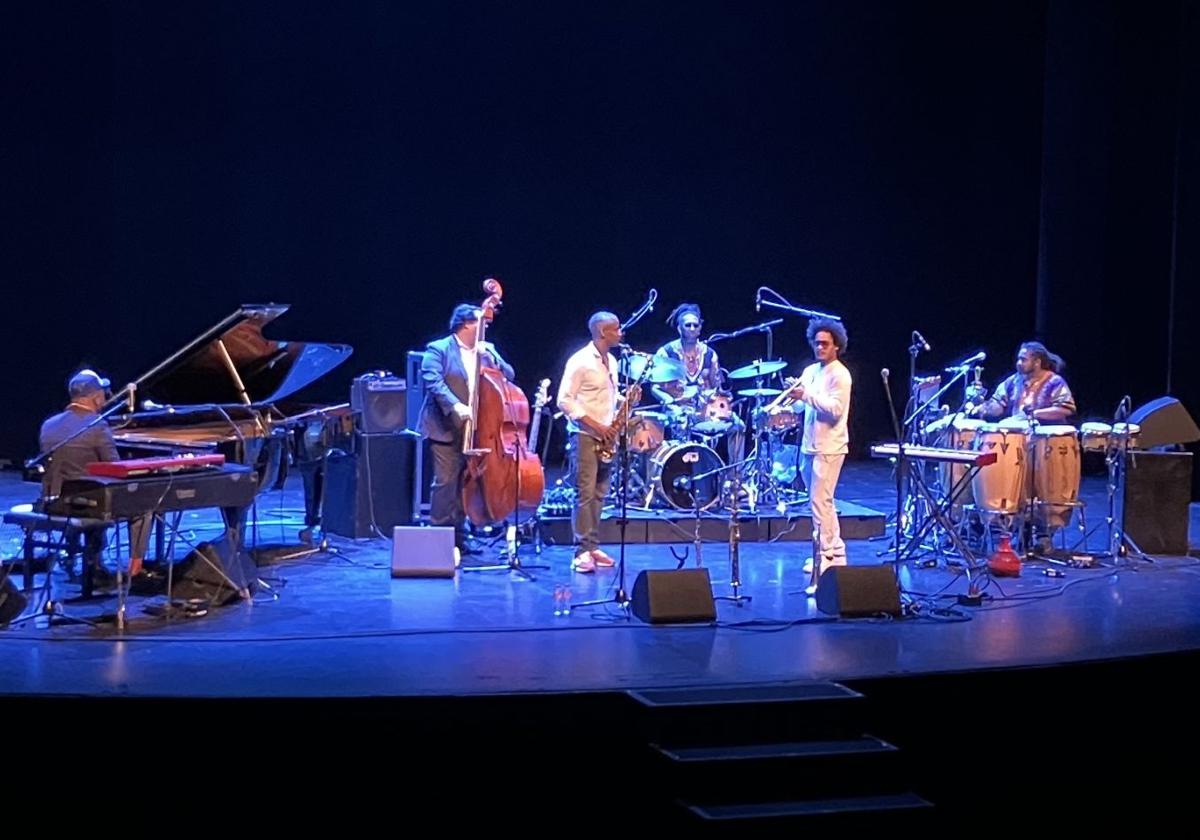 Concierto de la banda de jazz El Comité en la Sala Argenta, dentro de uno de los ciclos puestos en marcha por Esteban Sanz este último año.