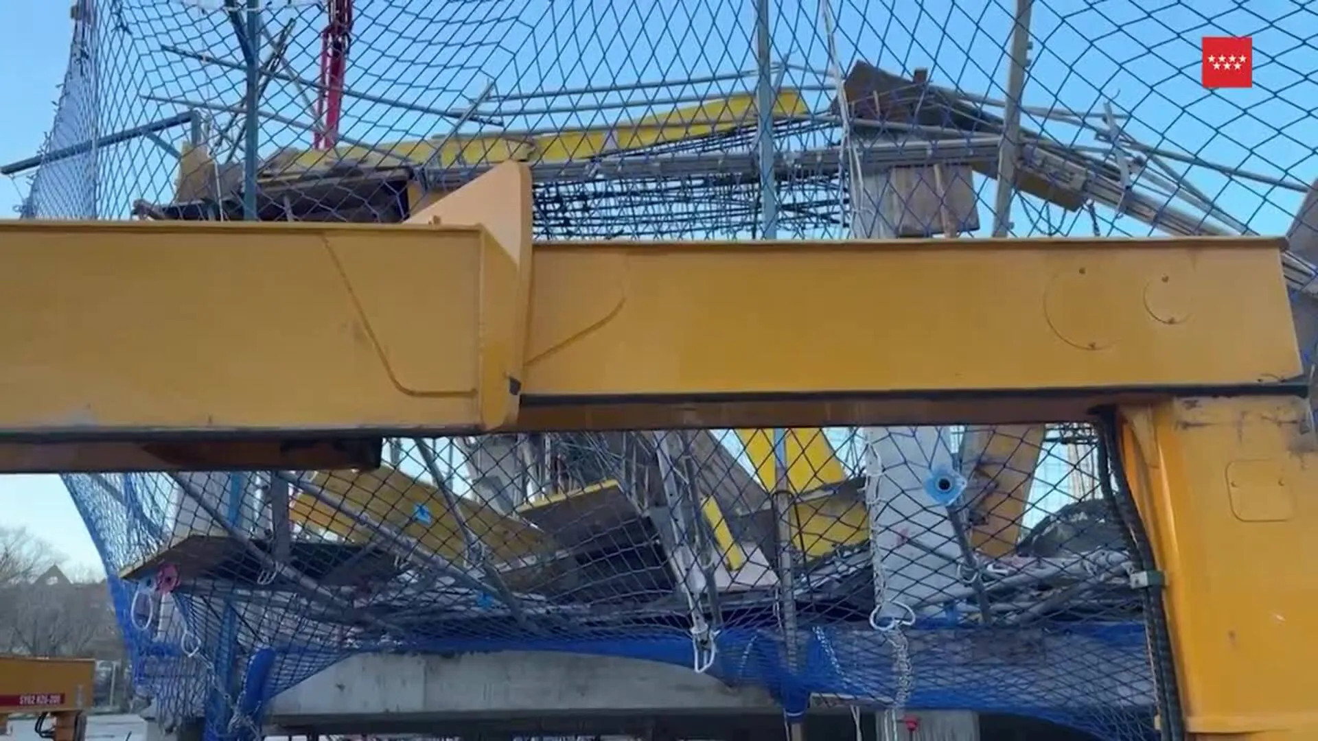 Se derrumba un forjado de un edificio en obras sin dejar heridos en Alcobendas