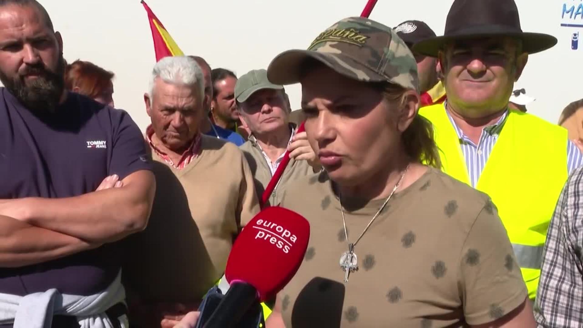Agricultores en Algeciras: "Estamos trabajando a pérdidas y hasta aquí hemos llegado"