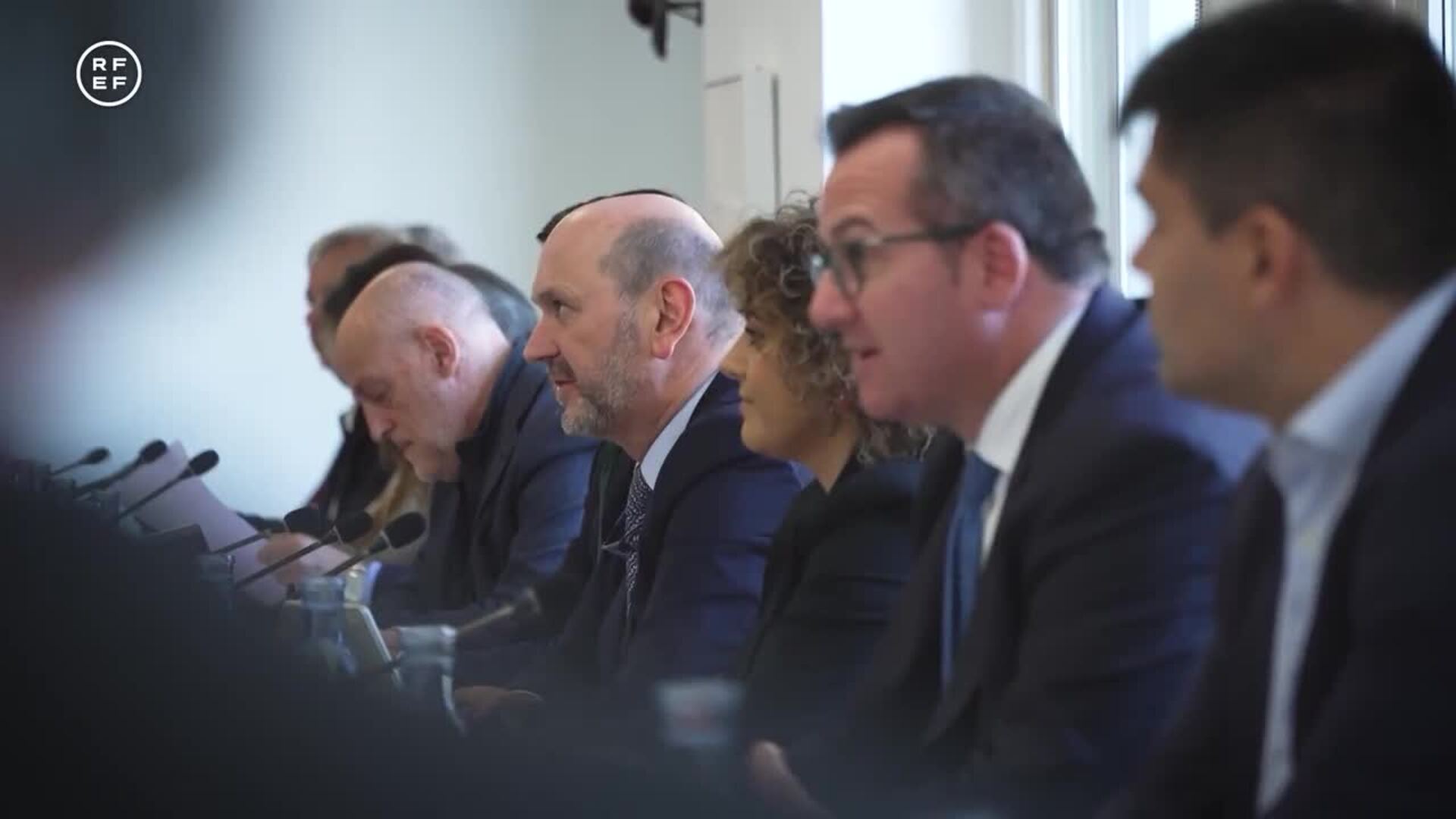 Louzán presenta su Junta Directiva con Tebas, Beatriz Álvarez y Aganzo como vicepresidentes