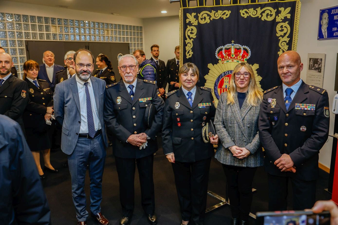 José Luis Urraca, Antonio Mier, Carmen Martínez, Eugenia Gómez de Diego y Fernando Chemelal. 