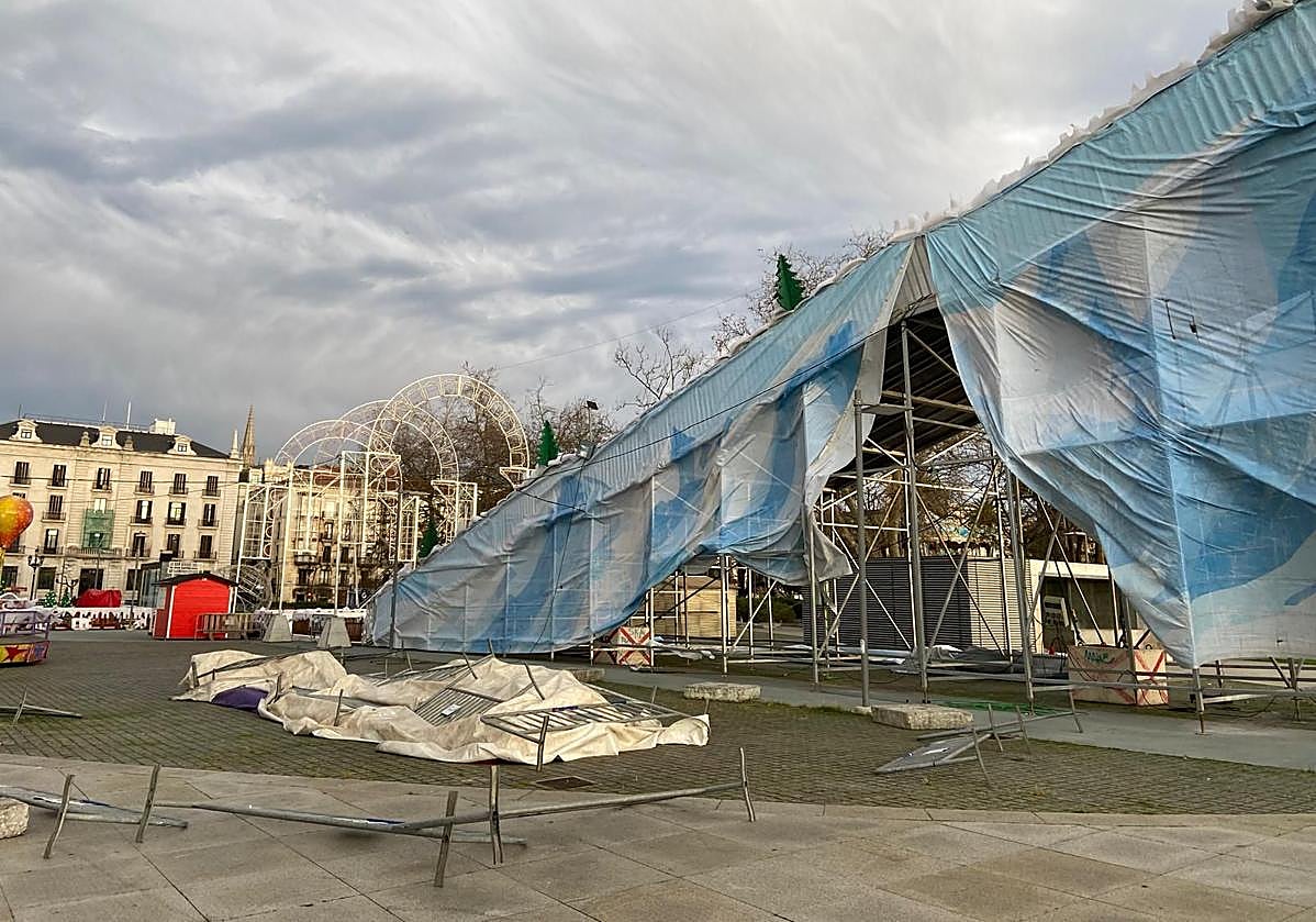 Imágenes que deja el fuerte viento de este domingo.
