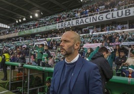 José Alberto, antes del partido contra el Celta.