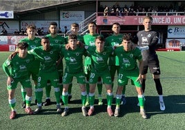 El once inicial con el que el Rayo Cantabria saltó al campo