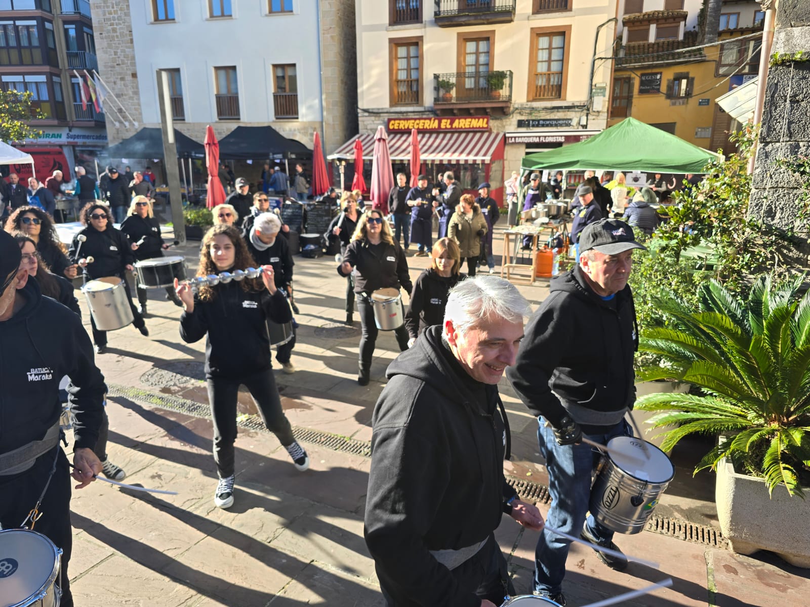 La Batucada Maraka animó el arranque de las fiesta patronal de San Vicente Mártir