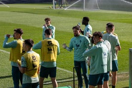 El entrenamiento del Racing, en imágenes