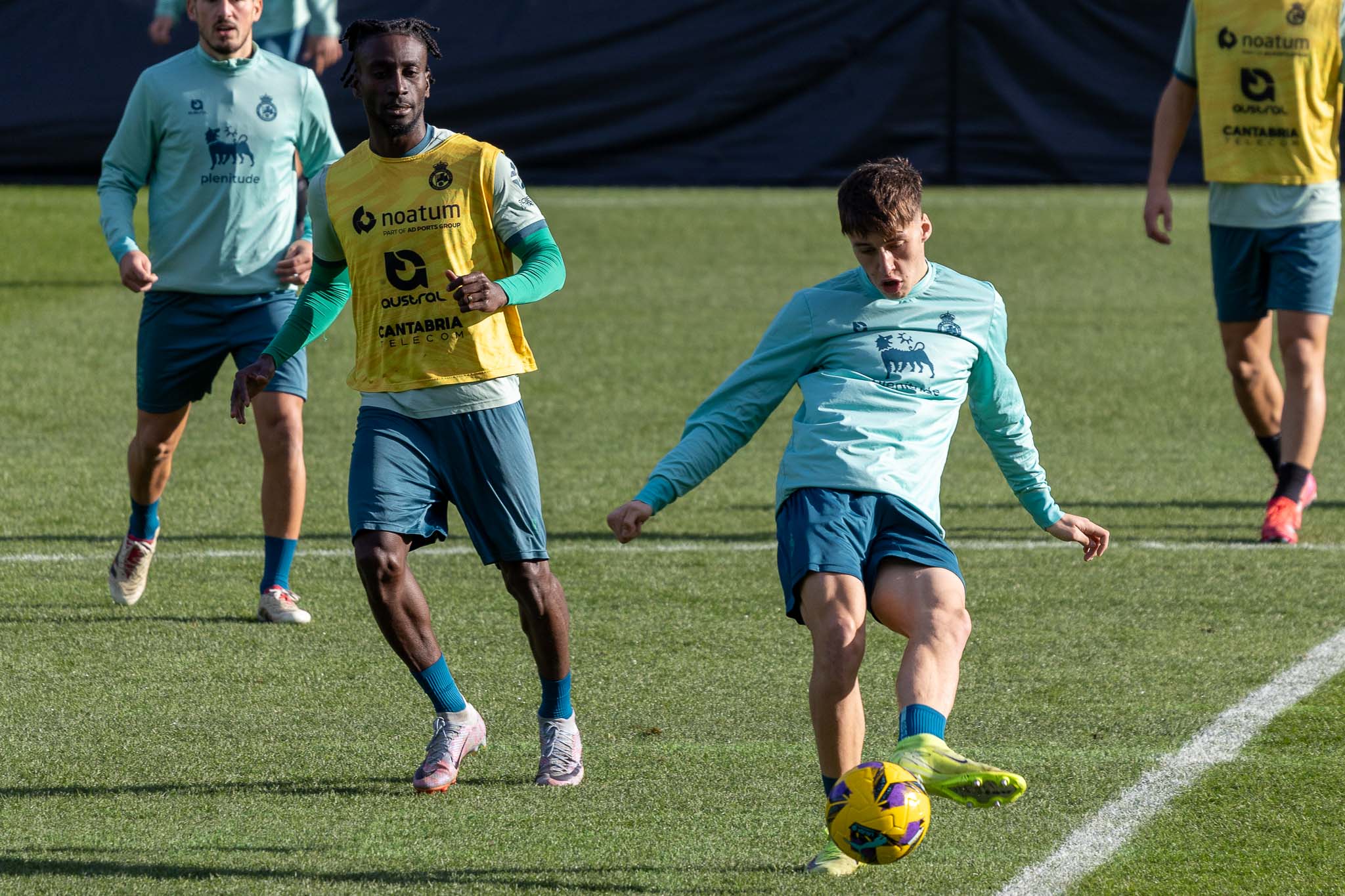 El entrenamiento del Racing, en imágenes