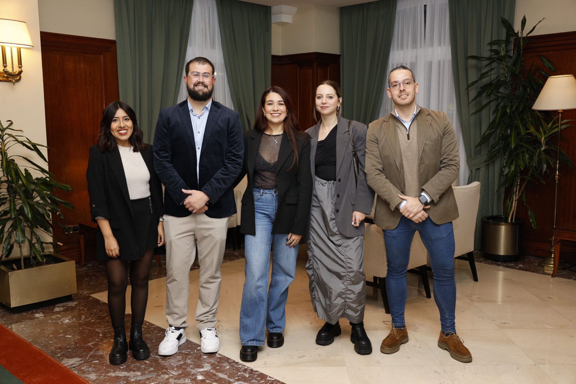 María Teresa Díaz, Sócrates Sánchez, Rebeca García, Aurora Díaz y Javier Herrera.