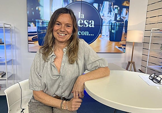 Isabel García, en las instalaciones de El Diario Montañés.