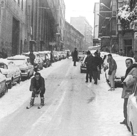 El día que nevó como nunca en Santander