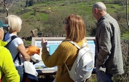 Visitas sobre el terreno en el valle de Iguña.