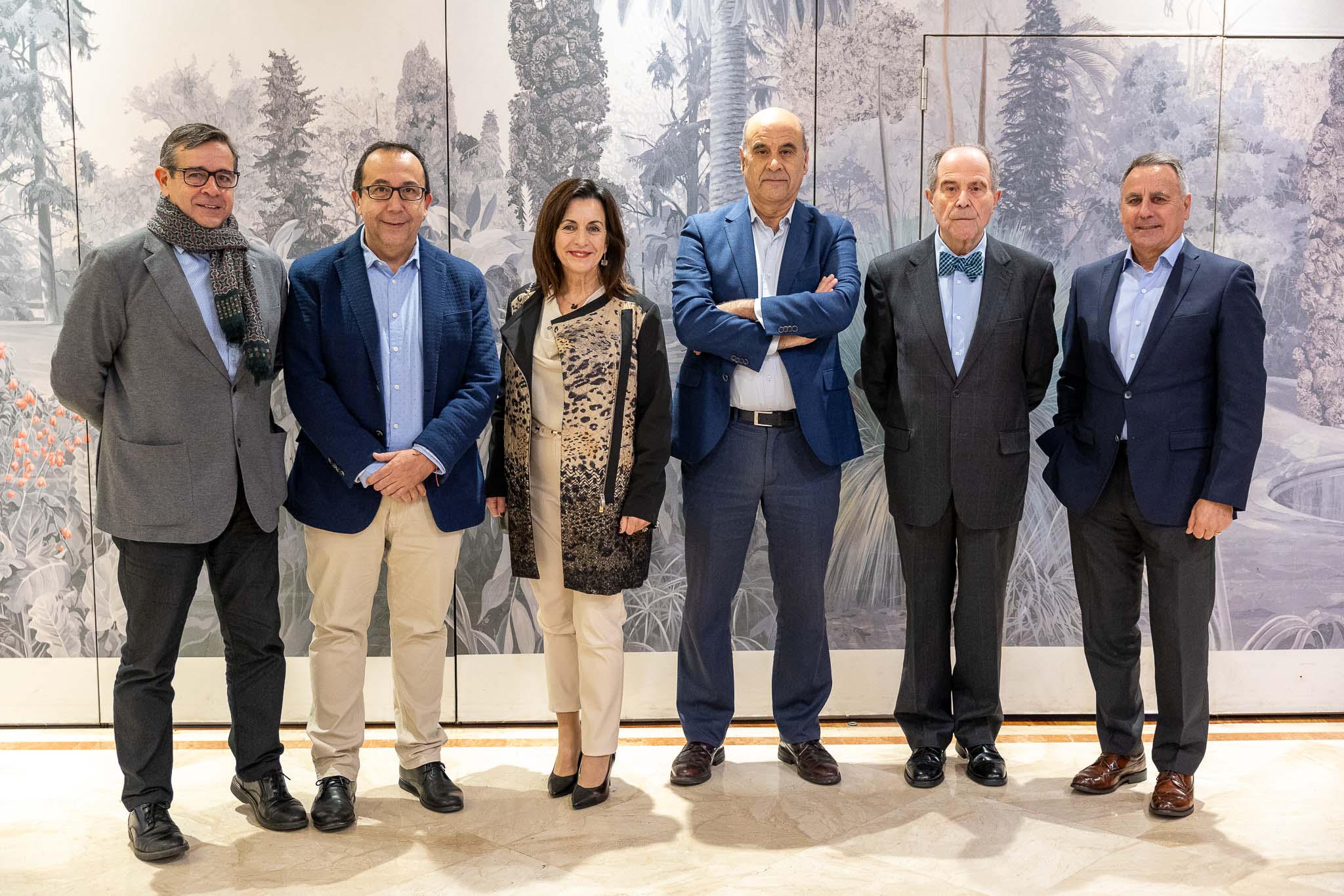 Víctor J. Carpintero, Carlos Fernández, Ana Belén Álvarez, Justino Sánchez, Alfonso del Amo-Benaite y Eugenio de Juana.