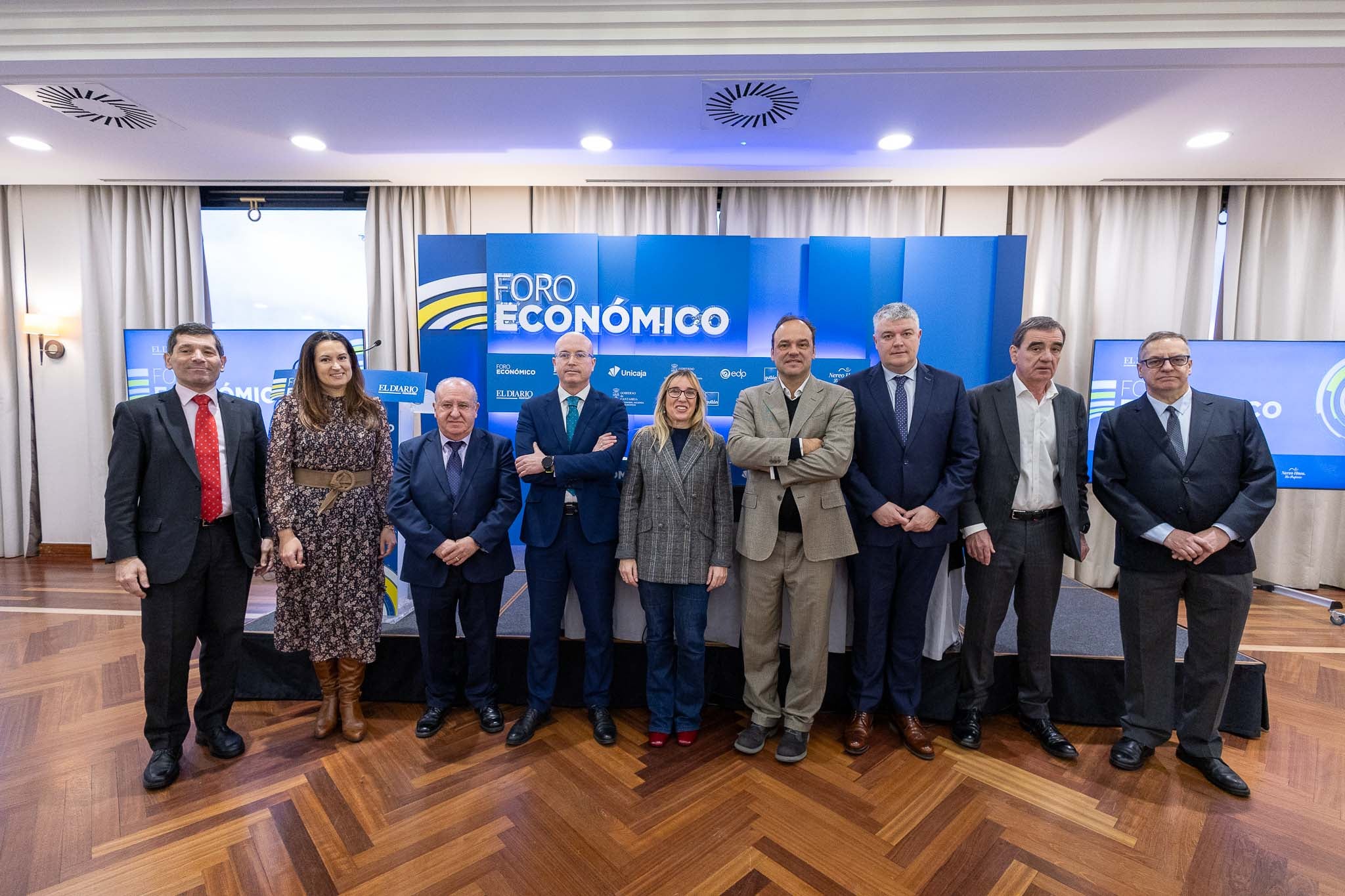 Francisco Hevia, Elena Iglesias, Jesús Ruiz Calzada, José Marcos Fernández López, Eugenia Gómez de Diego, José Carlos Díez, Luis Ángel Agüeros, Ignacio Pérez e Íñigo Noriega.