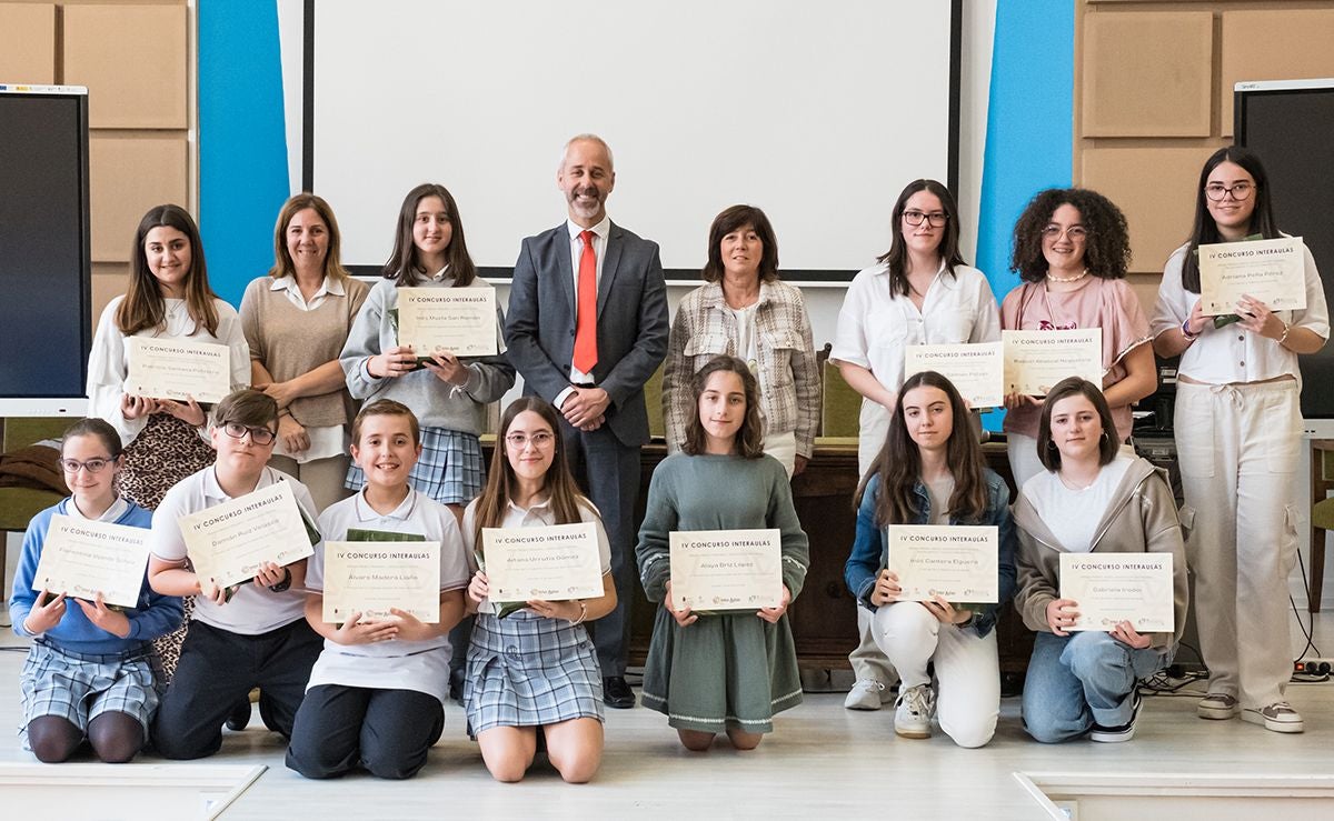 Entrega de premios de la cuarta edición del Concurso InterAulas de Periodismo Escolar.