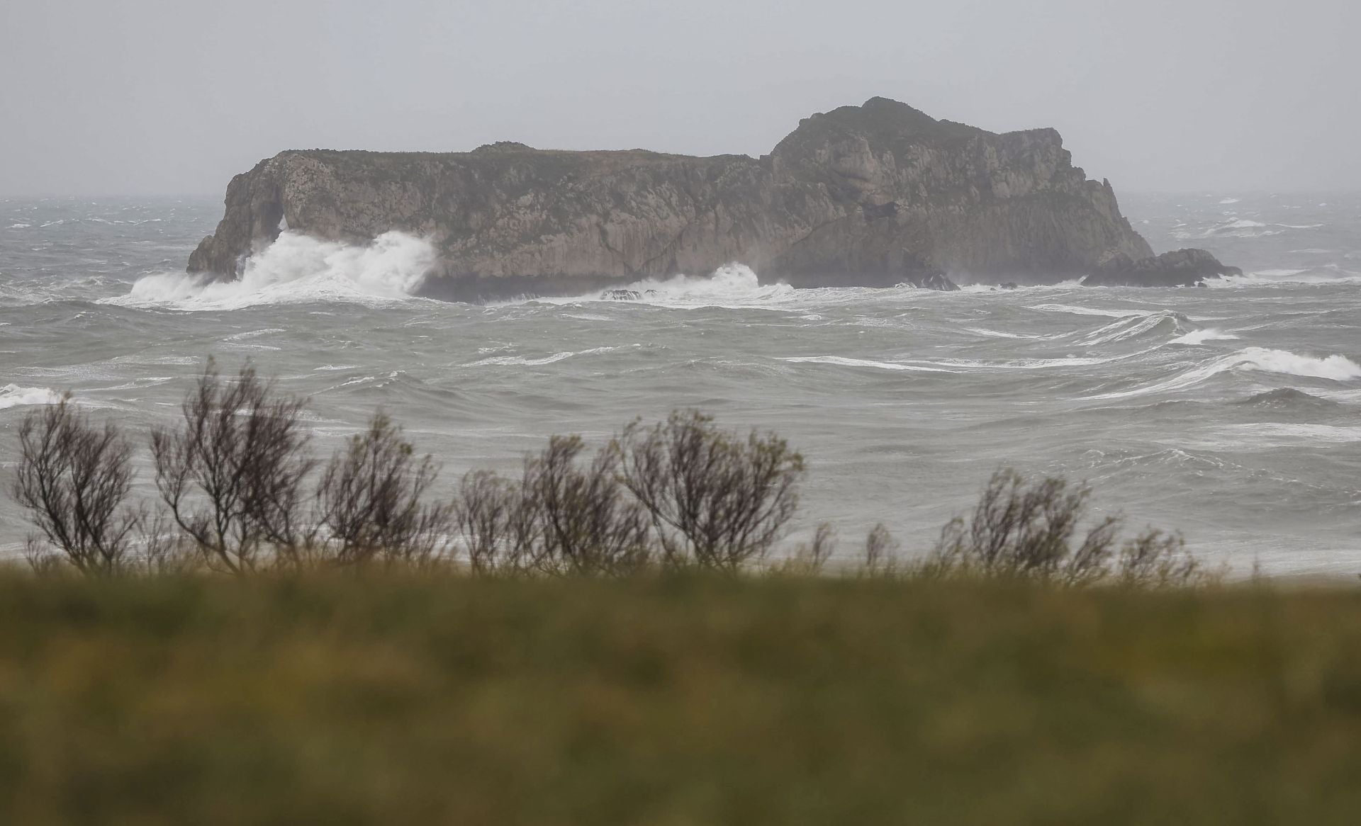 Oleaje en Suances.