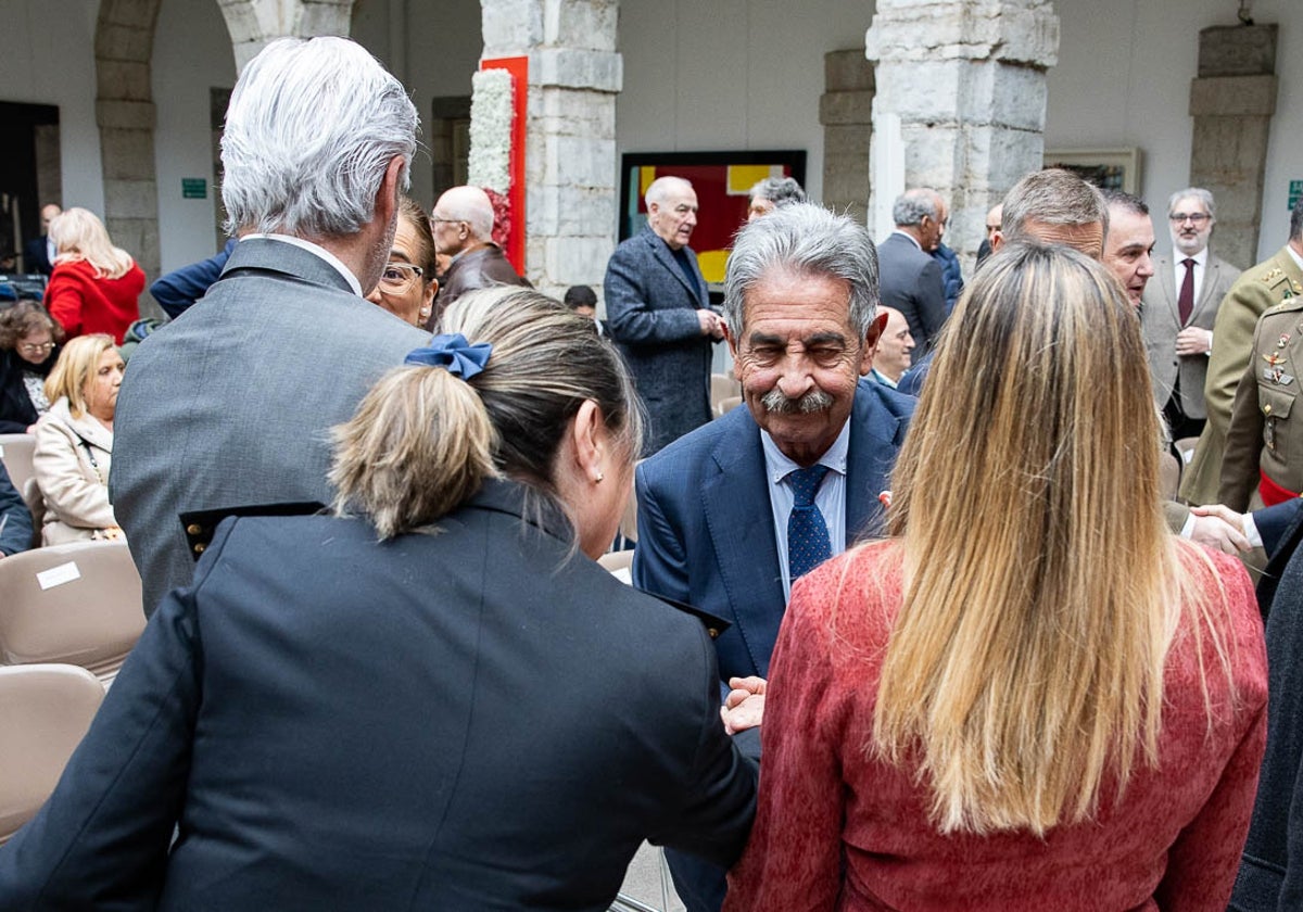 Miguel Ángel Revilla durante el acto del aniversario del Estatuto de Autonomía de este sábado.