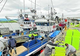 El puerto de San Vicente, en plena costera del bocarte.