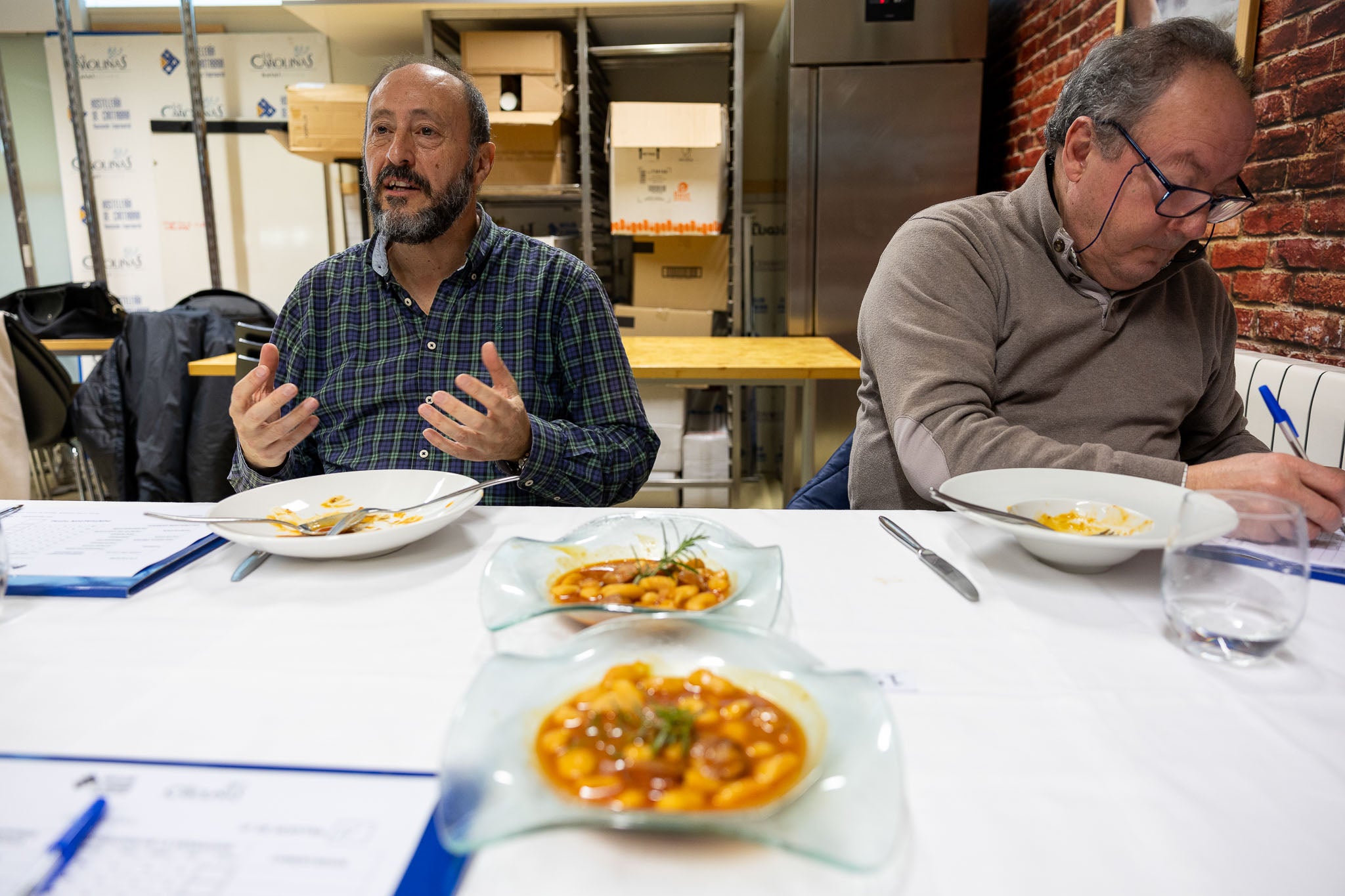 Manuel Antón y Luis Cordero, miembros del jurado.