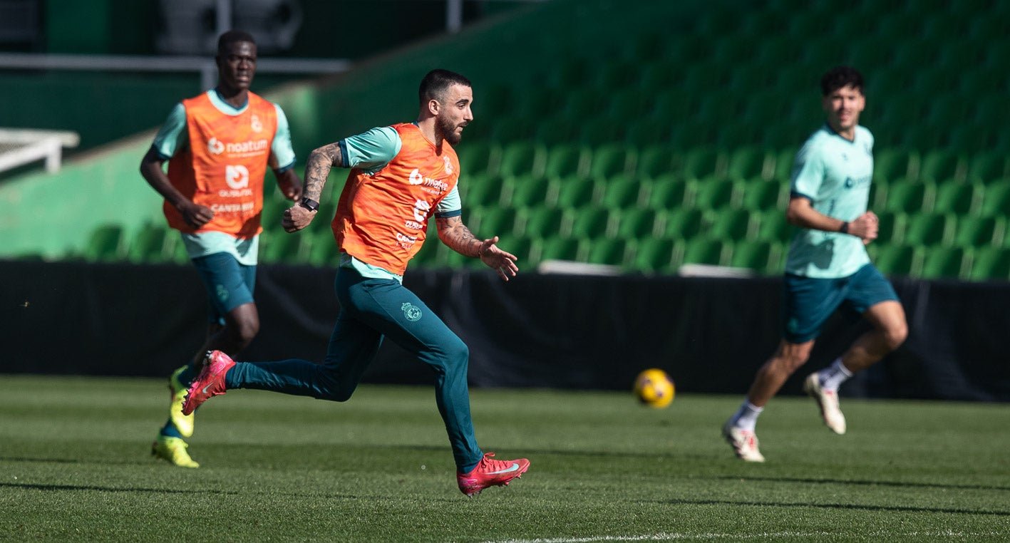 Rober González, en plena carrera.