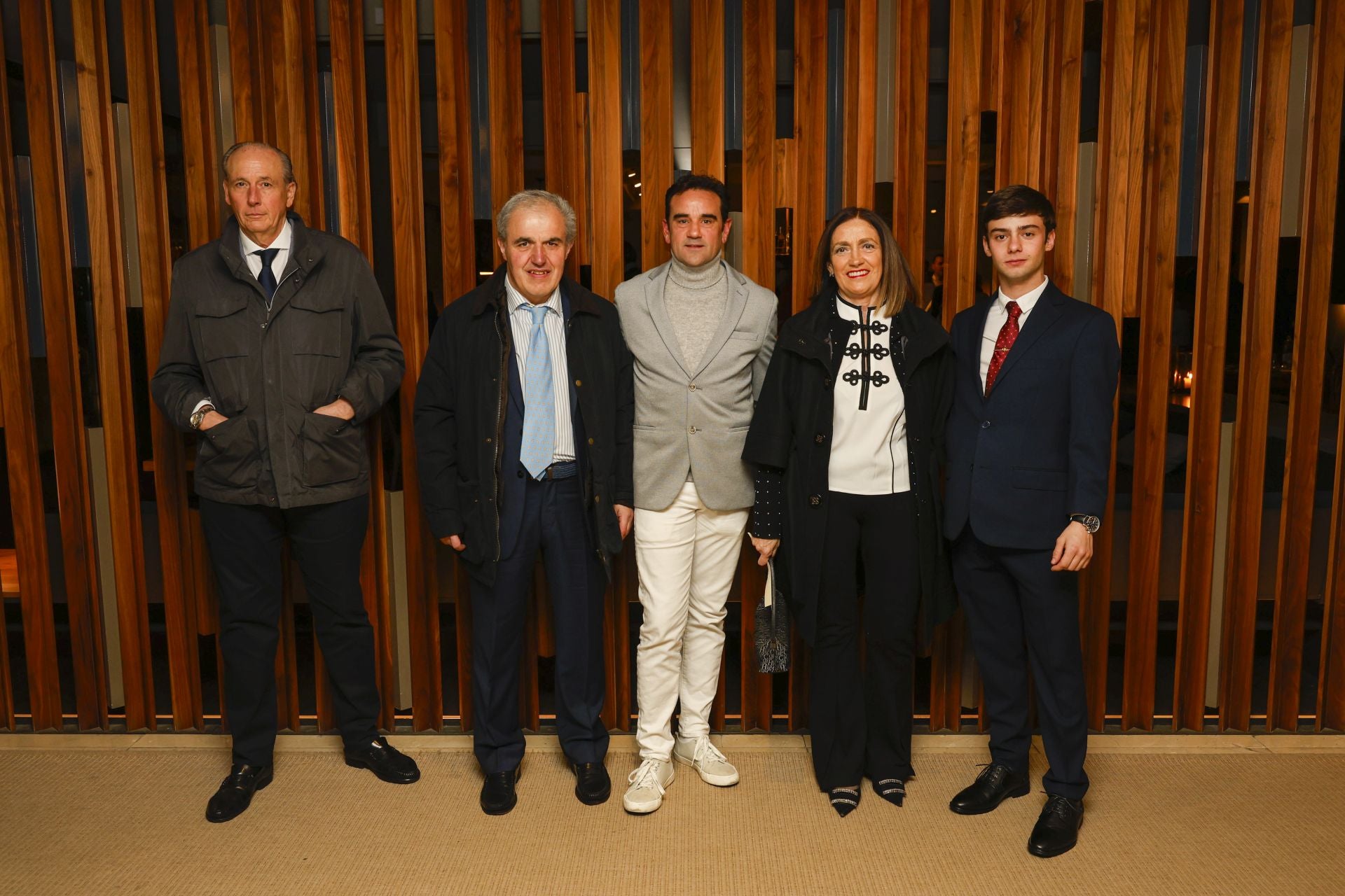 Rafa Asúa, Antonio Gómez, Javier Chacón, Chus Gómez y Eduardo Rodríguez.