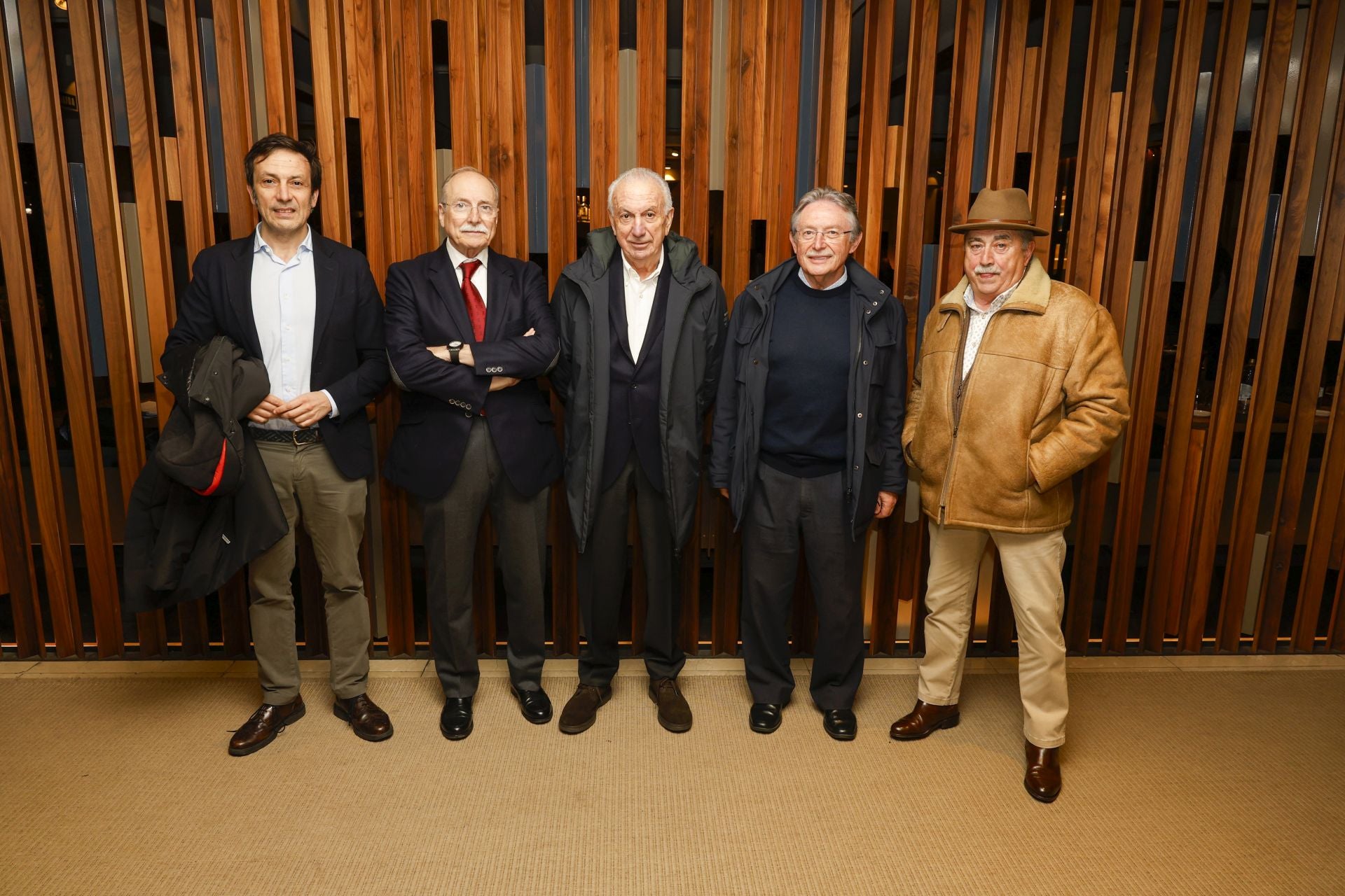 Ignacio García Montesinos, Daniel Casanova, Manuel García Montesinos, Constantino Álvarez y Pedro Becerril.