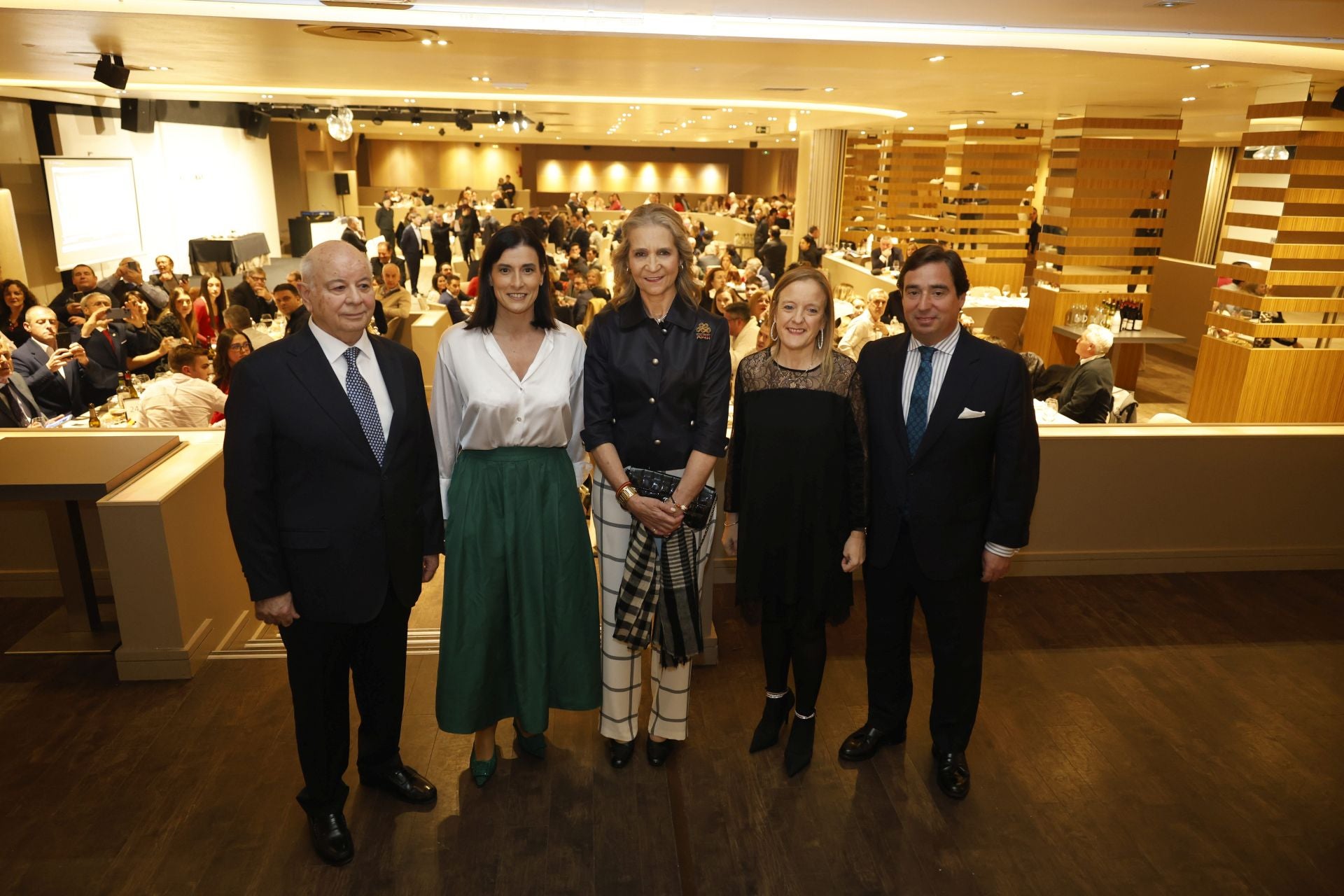 Indalecio Sobrino, Gema, Infanta, Isabel Urrutia y José María Garzón.