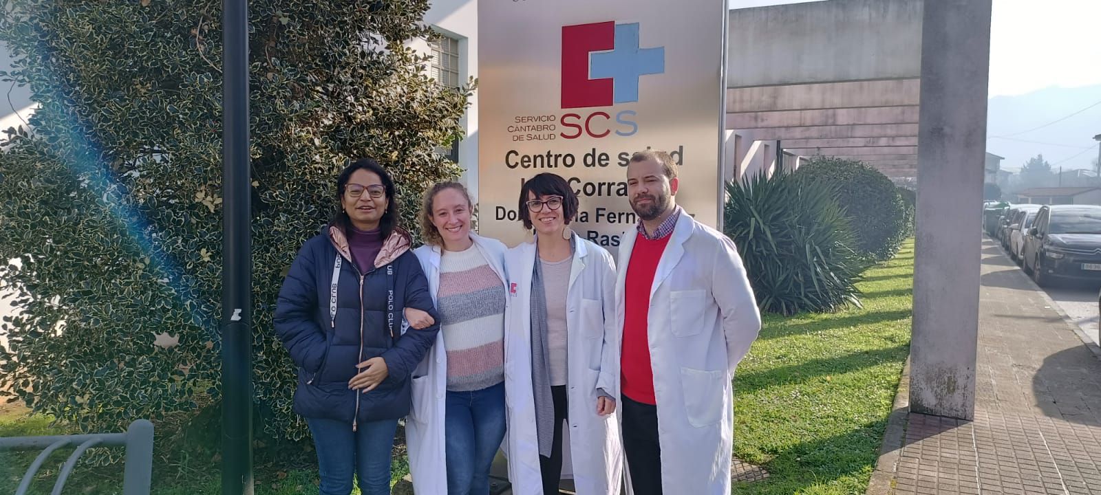 Protesta médica contra el Estatuto Marco en Los Corrales.