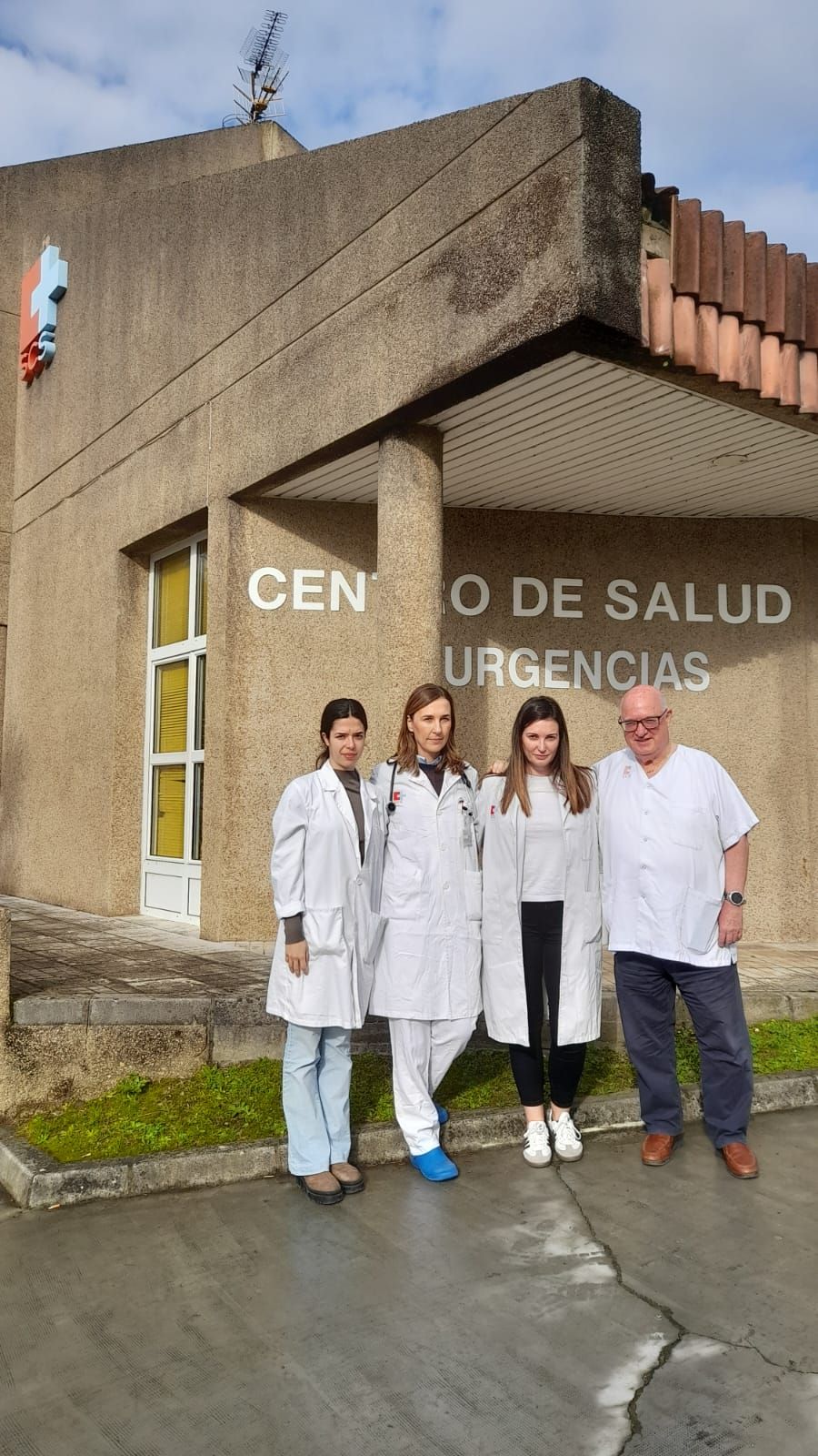 En el centro de salud de Gama también participaron en la movilización.