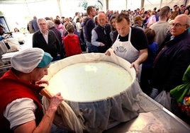 Imagen del queso del año pasado que batió el récord de España