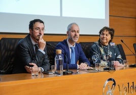 El director general de Calidad y Equidad Educativa, José Luis Blanco; el consejero de Educación, Sergio Silva; y la directora general de Salud Pública, María Isabel de Frutos.