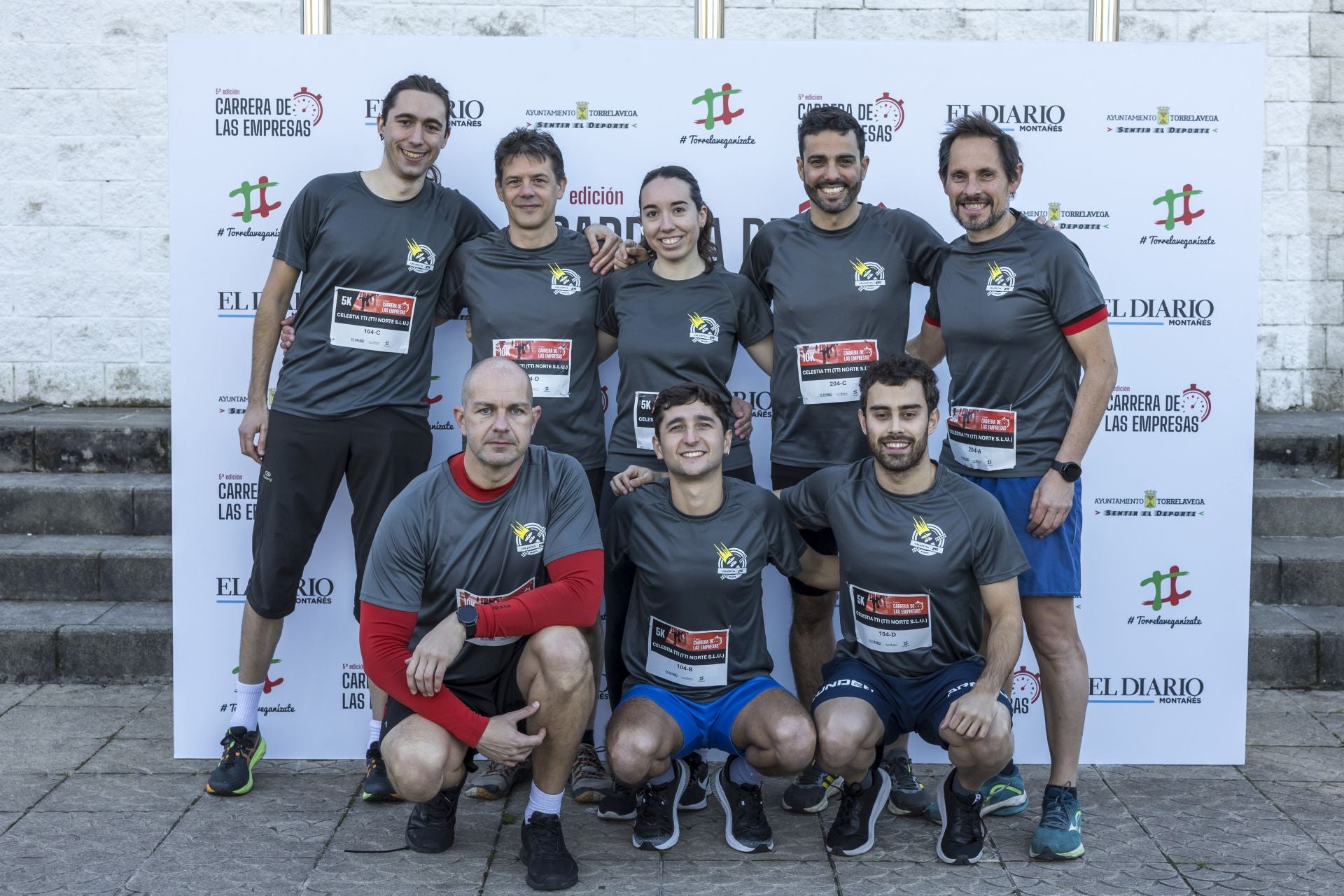 Equipo de Celestia TTI: Natalia López Herrera, Luis Crespo Zuloaga, Alejandro Pila Vigalondo, Diego Álvarez García, Orlando Vidal Díaz, Borja Santander Ruiz, Óscar Gago Alonso y Eduardo González Cueto.