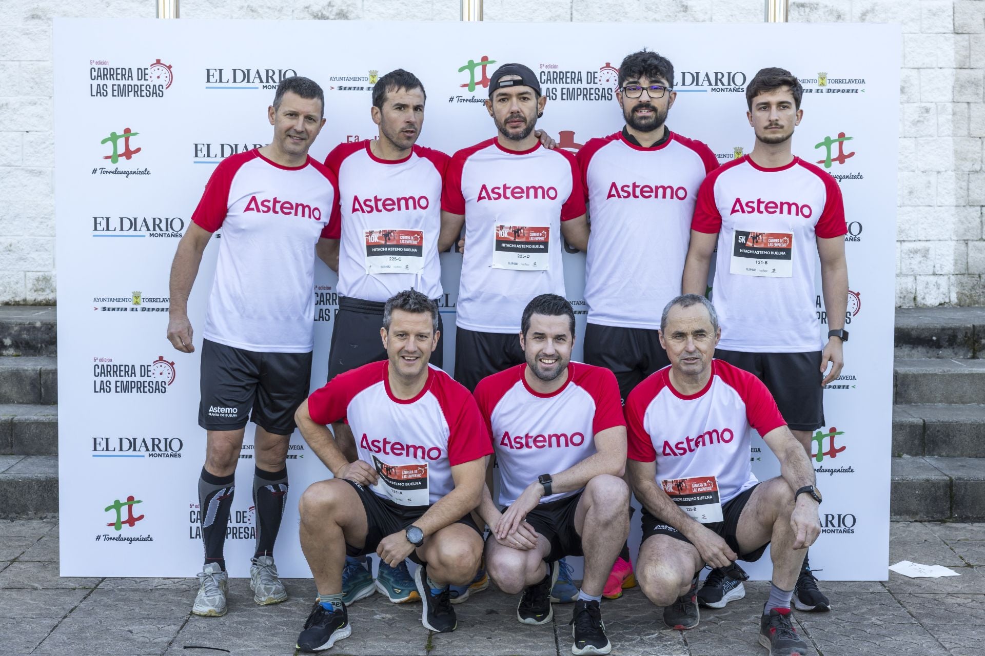 Óscar Ruiz, Pablo García, Juan Sebastián, José Ramón Ruiz, Pablo Fernández, Rafael Iturregui, David Peredo, y Felipe Neri de Souza integraron la formación de Hitacho Astemo Buelna.