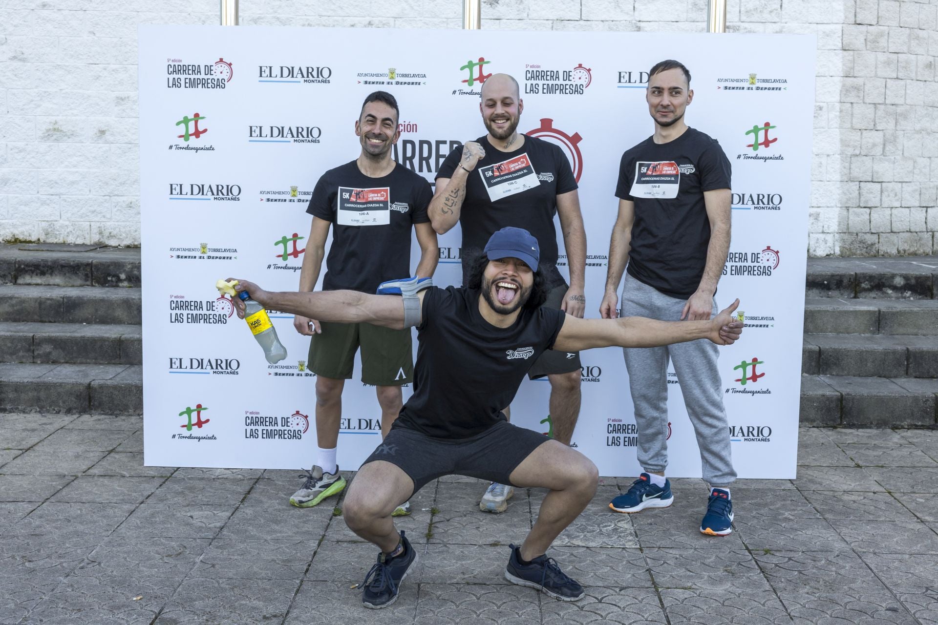 Adrián Coterillo Senarriaga, Danu Ermurache, Javier López Miñor y David Elías Obeso, de Carrocerías Diazga.