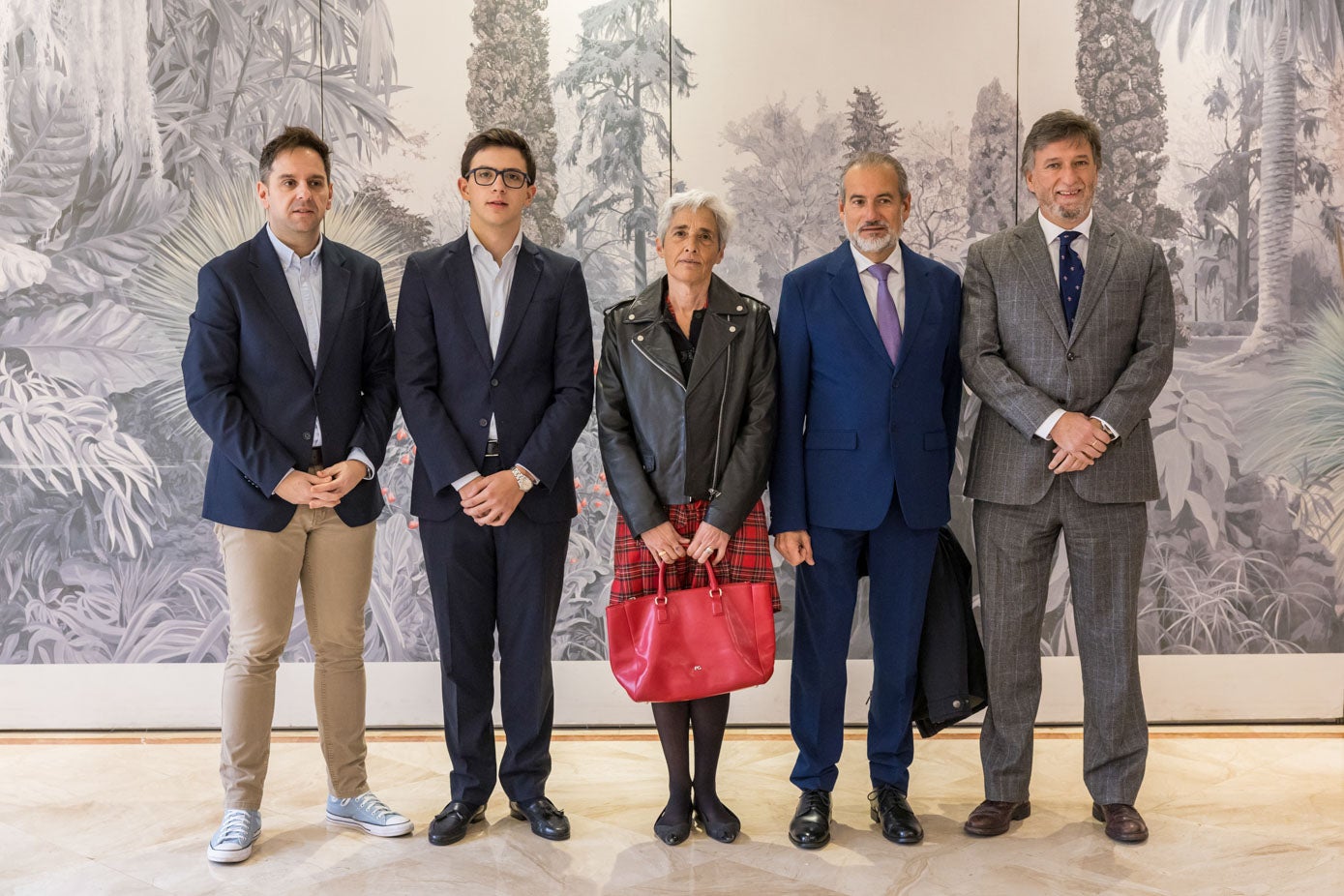 Pablo Arce, José María González, Mari Cruz Gutiérrez, Ricardo Edesa y Cristóbal Palacio.